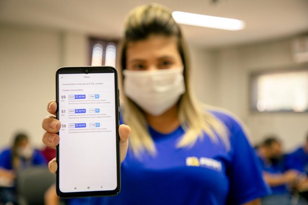 Aplicativo acompanha horário, percurso e tempo do transporte coletivo (Foto: Divulgação)