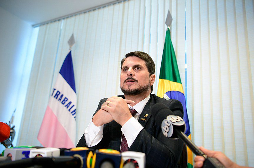 Marcos do Val em um pronunciamento