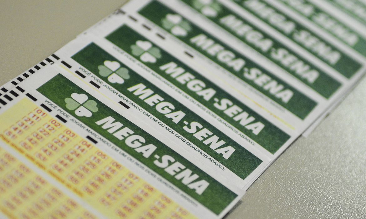 Jogo simples da Mega-Sena, com seis dezenas marcadas, custa R$ 5 (Foto: Reprodução / Agência Brasil)