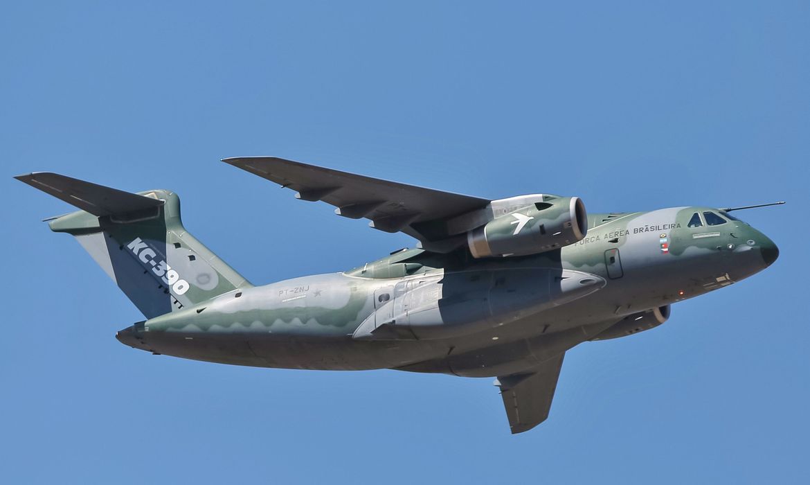 Avião da Embraer KC 390. (Foto: Reprodução / Wikipedia)