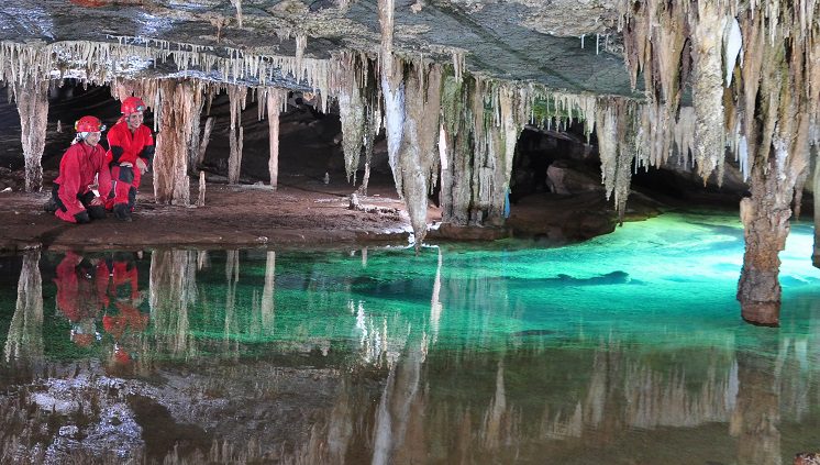 Interior da Caverna Angélica (Foto: Reprodução / Gov BR)