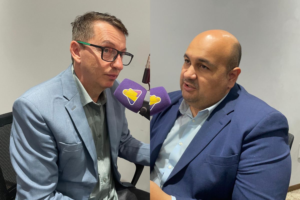 foto de rone evaldo e leonardo marra, componentes iniciais do secretariado de Márcio Corrêa