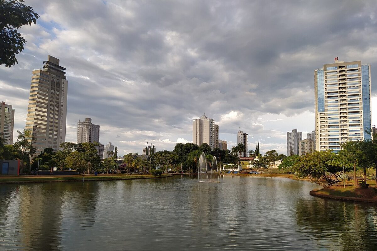 foto do parque ipiranga, no bairro jundiaí, em Anápolis