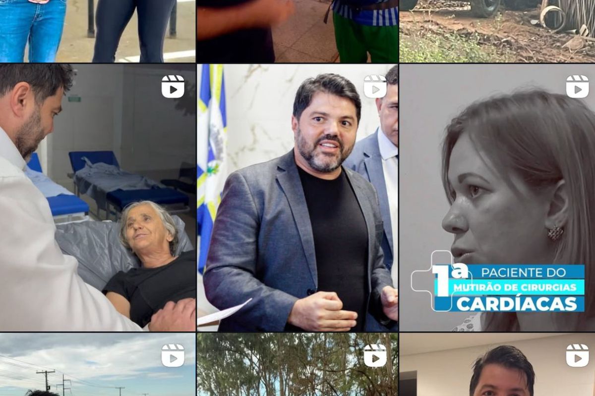 foto do feed do instagram do prefeito Márcio Corrêa (PL)