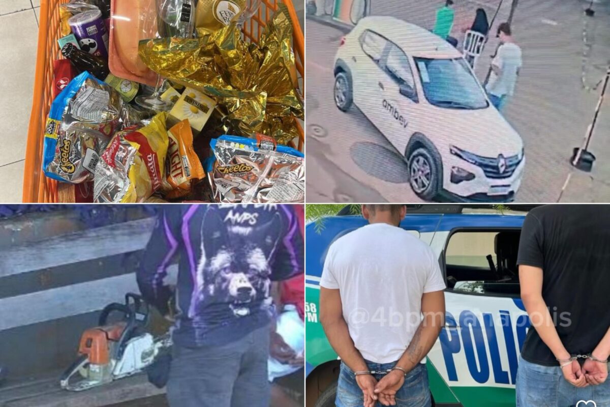 Plantão Policial foi movimentado no último fim de semana em Anápolis (Foto: Reprodução e PM)
