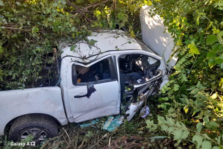 foto de acidente na BR-414