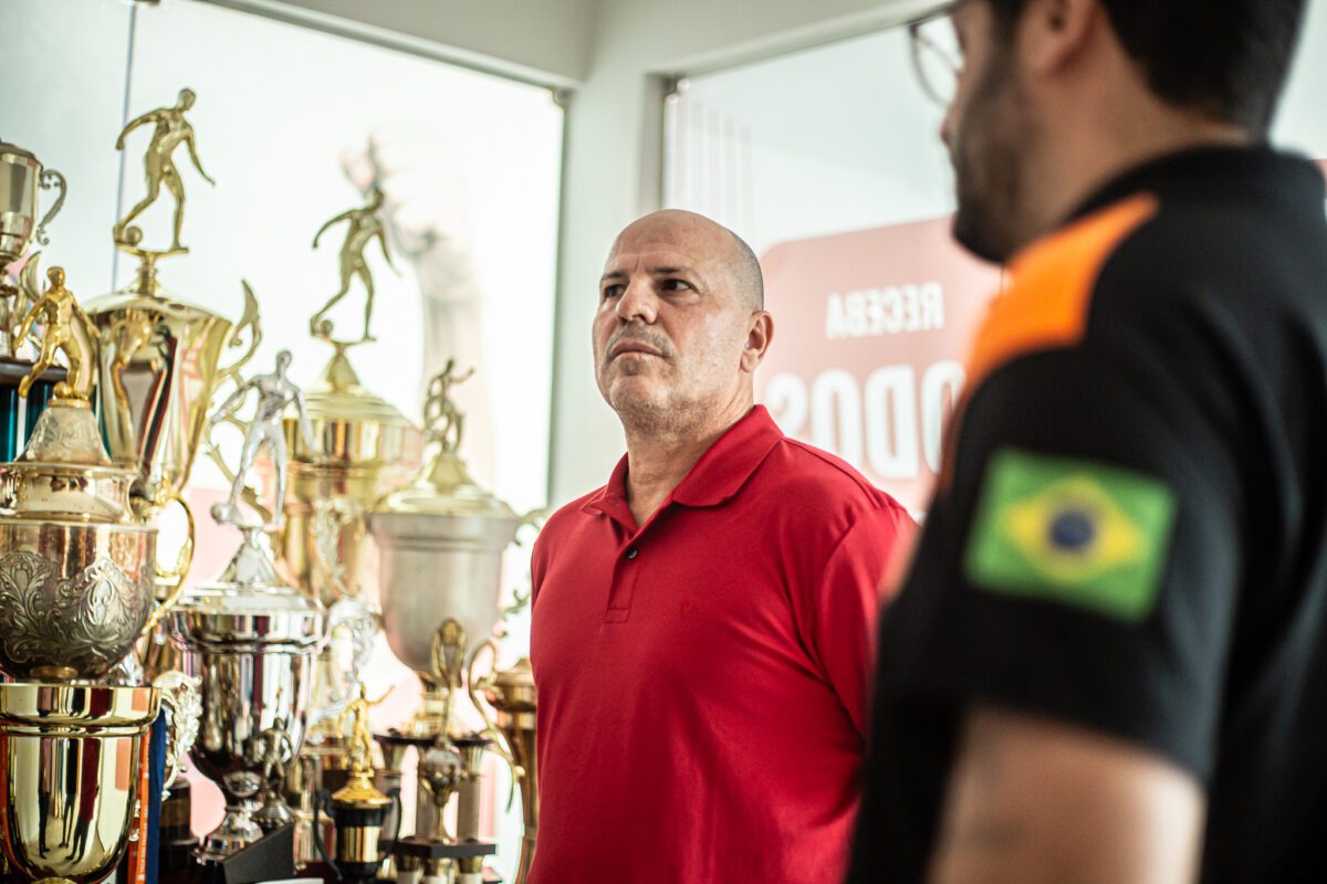 foto do treinador da associação atlética anapolina, Cléber Gaúcho