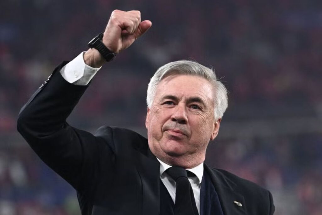 foto de carlo ancelotti, anunciado como treinador da Seleção Brasileira