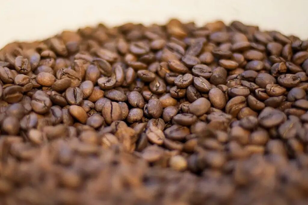 foto de grãos de café