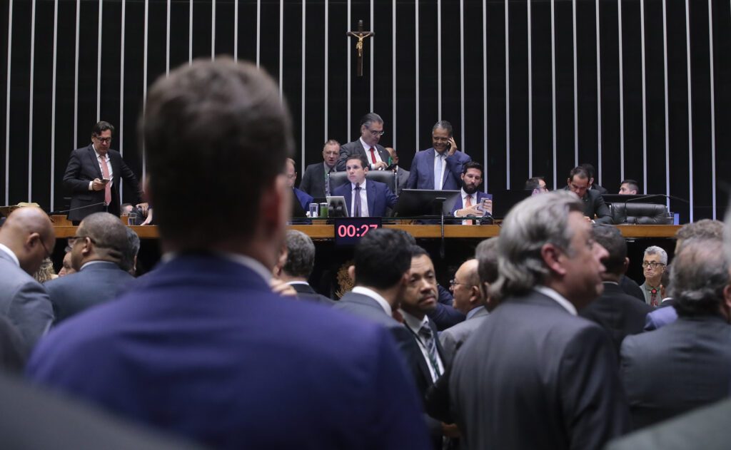 foto do plenário da Câmara dos Deputados