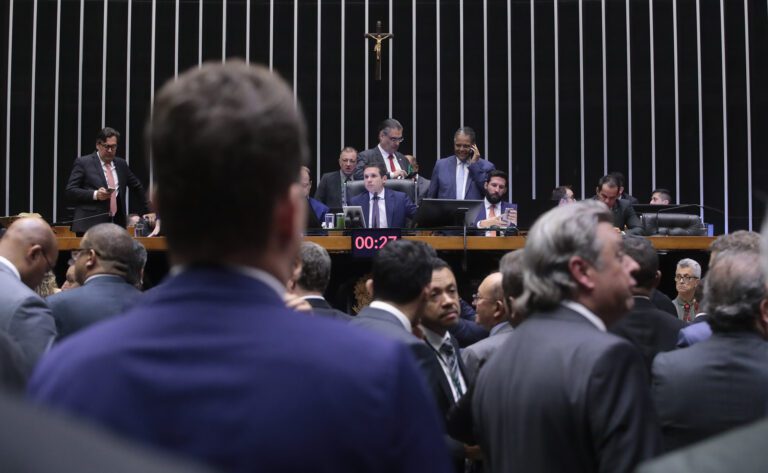 foto do plenário da Câmara dos Deputados