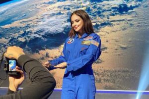 foto da 'astronauta brasileira' laysa peixoto