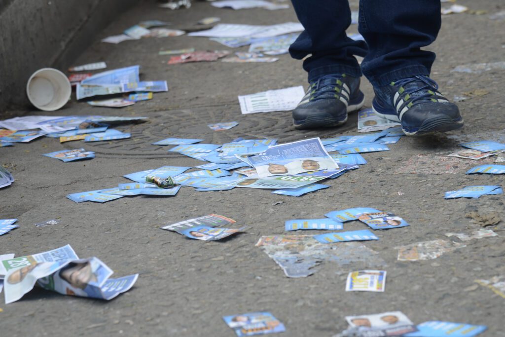 movimentação nos locais de votação no rio de janeiro
