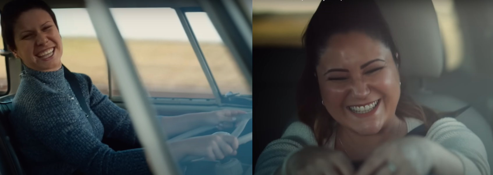 Elis Regina e Maria Rita dirigem Kombi em video da Volkswagen feito com inteligência artificial