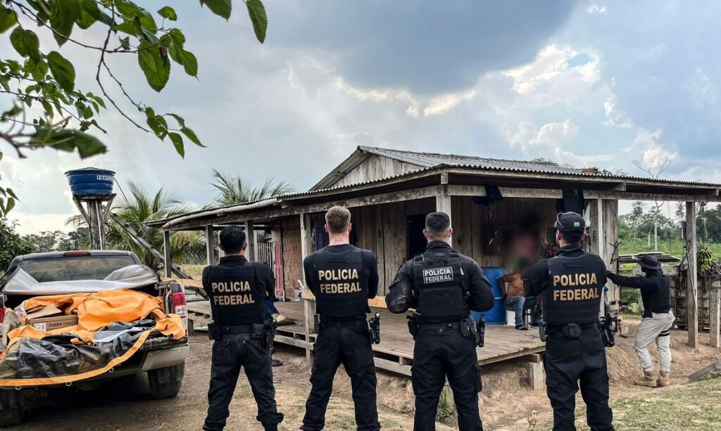 Operação da PF em conjunto com o Ministério do Trabalho para repressão ao trabalho em condições análogas à escravidão(Foto: Polícia Federal / Divulgação)