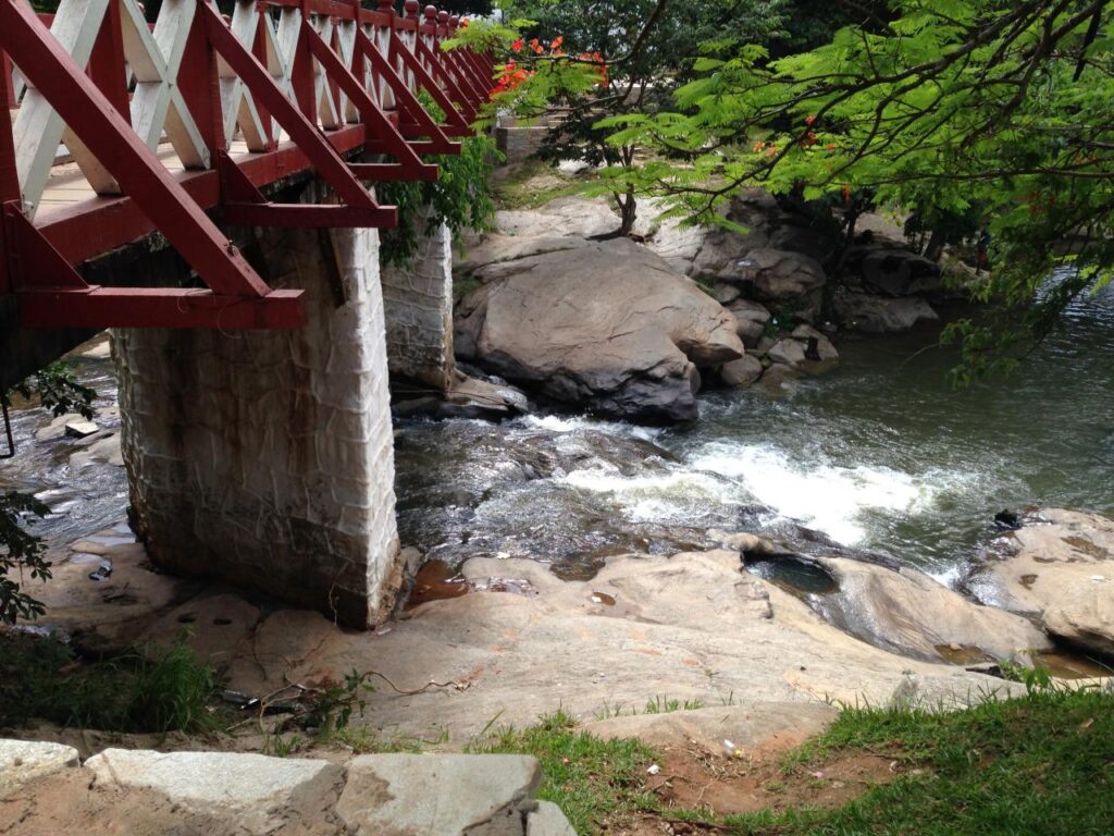 Corpo da vítima foi encontrado próximo à Ponte Taquaral (Foto: Reprodução / WikiMapia)