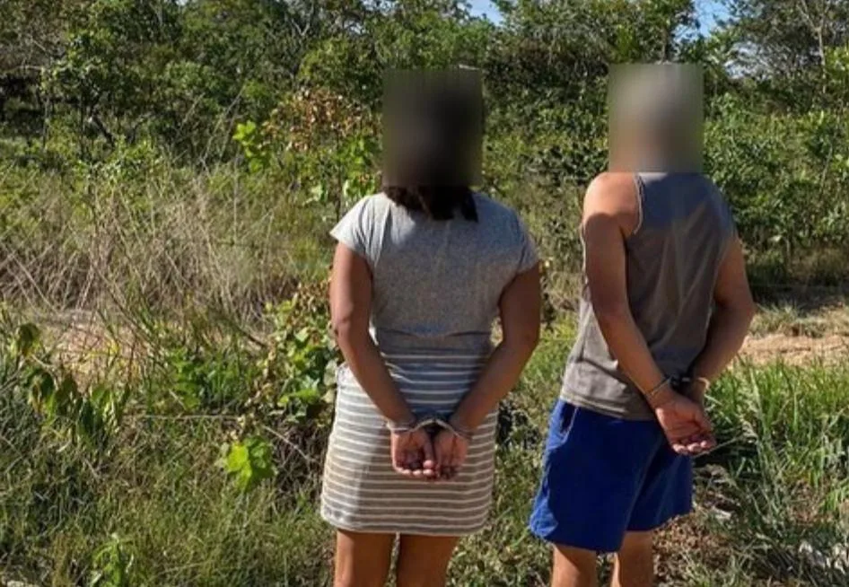 Mãe e padrasto foram presos na região do Lago Corumbá IV (Foto: Divulgação/Polícia Civil)