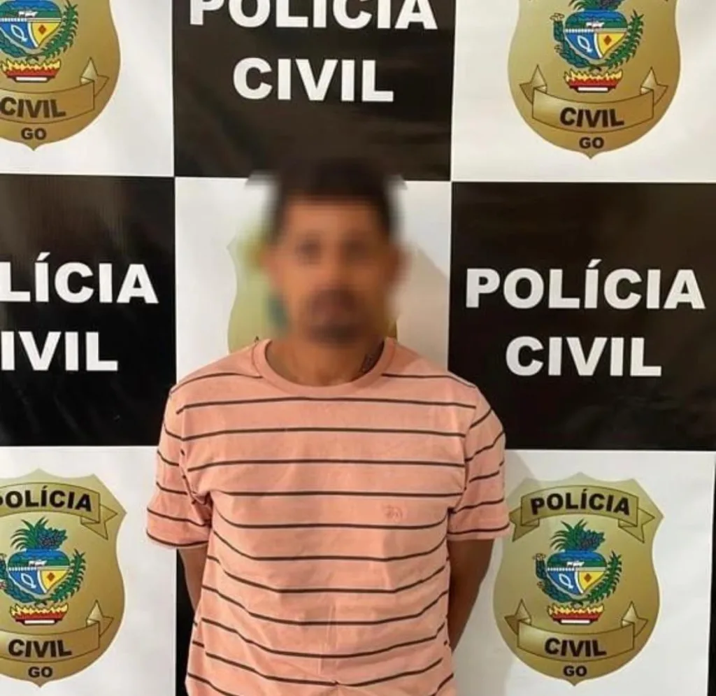 Criminoso não teve a identidade divulgada (Foto: Divulgação/Polícia Civil)