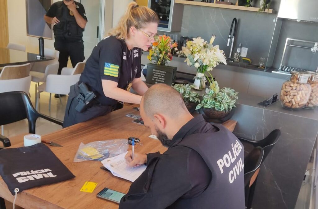 Operação Lumière cumpriu 30 mandados judiciais e bloqueio de R$ 115 milhões por fraudes no ICMS (Foto: Divulgação/Polícia Civil)