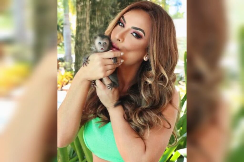 "Eles são dois bebêzinhos que mudaram a minha vida", disse Nicole Bahls logo depois de ganhar os animais. (Foto: Reprodução / Redes Sociais)