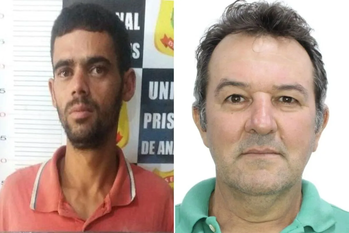 Vagner Rodrigues de Melo (à esquerda) e Wilson José Resende (à direita) vítimas de homicídios na cidade (Foto: Reprodução)