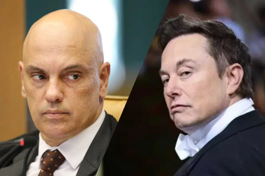 Após acusações de Musk, Moraes abriu inquérito para investigar bilionário. (Foto: reprodução / redes sociais)