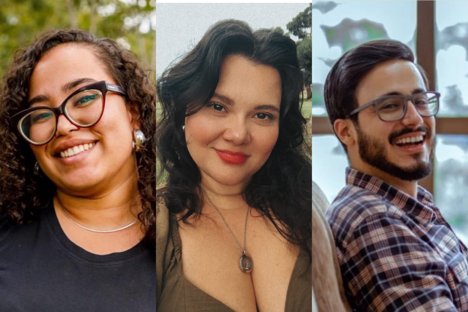 Os palestrantes serão Bruna Ariadne, Inaê Ribeiro e Pedro Lacerda, todos comunicadores anapolinos (Foto: Reprodução / Redes Sociais)