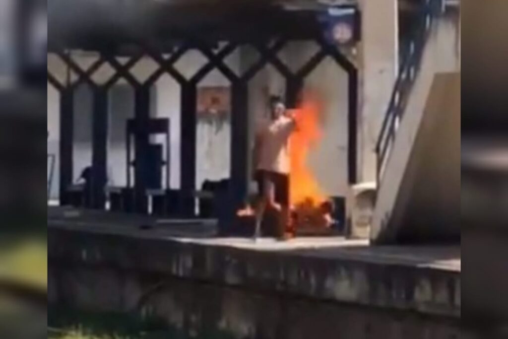 Edmilson Félix ficou inconformado com o fim do casamento e havia invadido a casa da mulher e destru1do móveis antes de tentar m4tá-la. (Foto: Captura)
