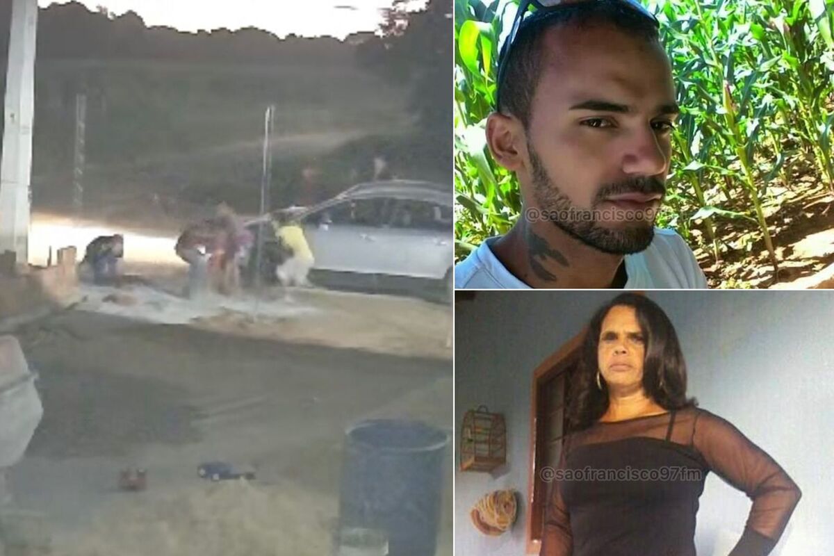 Kalvitor Cardoso e a mãe dele Valdete Cardoso de Alexandria vítimas do duplo homicídio (Foto: Reprodução)