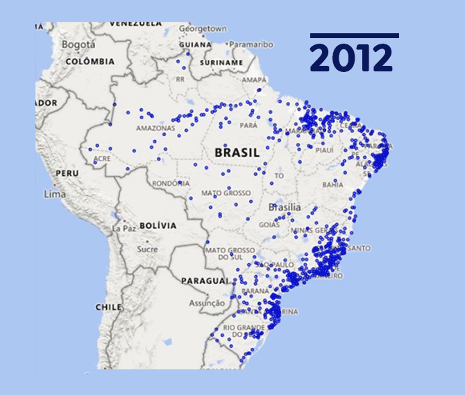 Municípios com risco de desastre ambiental. (Foto: Reprodução / Agência Brasil)