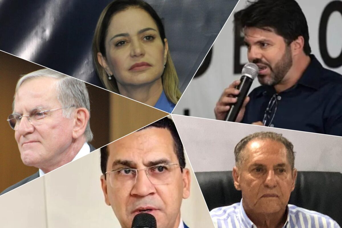 Eerizania, Gomide, Hélio Lopes, José de Lima e Márcio Corrêa foram avaliados pelo público (Foto: Reprodução)