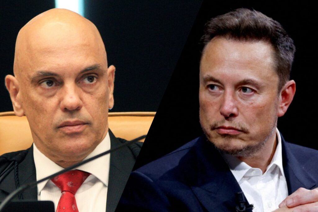 Alexandre de Moraes havia intimado o bilionário Elon Musk, a indicar um representante legal do X no Brasil (Foto: Reprodução)