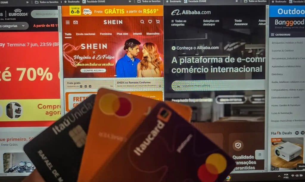 Sites como AliExpress, Shein e Shopee mudam regras para compras online (Foto: Rafa Neddermeyer/Agência Brasil)