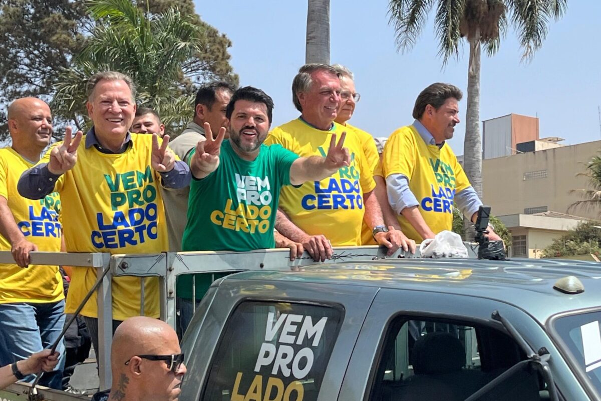 Bolsonaro participou de uma motociata no dia 24 de setembro, em Anápolis (Foto: Jonathan Cavalcante/Rádio São Francisco FM)