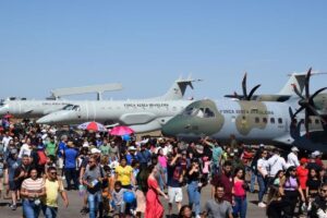 Evento celebra a aviação e a dedicação dos profissionais da FAB (Foto: Reprodução / Base Aérea de Anápolis)