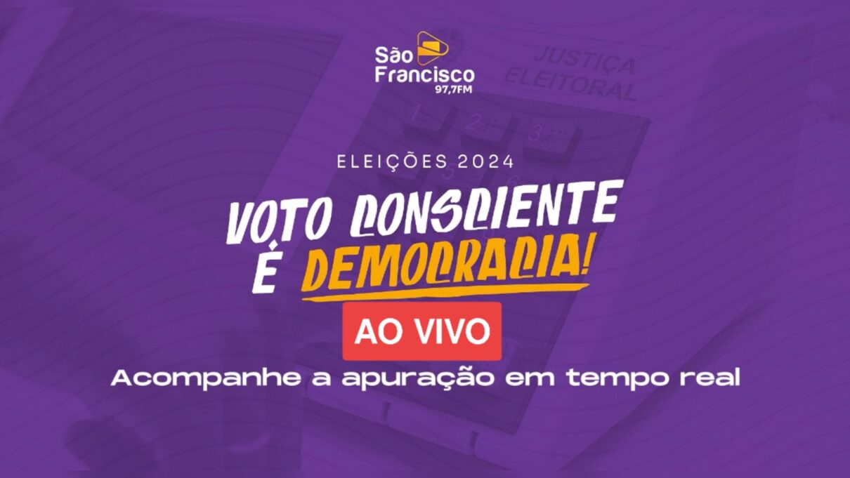 Jornalismo da São Francisco FM traz detalhes da apuração das urnas e os resultados das eleições 2024 em Anápolis (Foto: Divulgação)