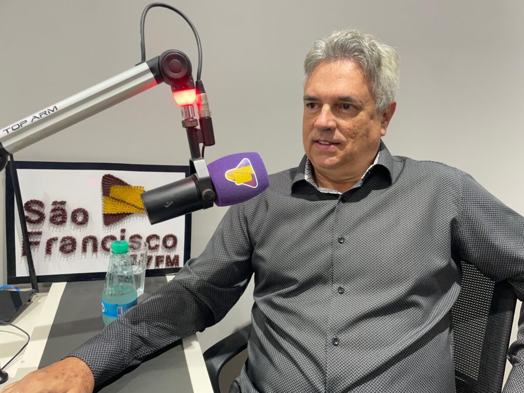 Amaury Esberard comentou sobre o edital do DaiaPlam em entrevista à Rádio São Francisco FM (Foto: Orlando Simenton)