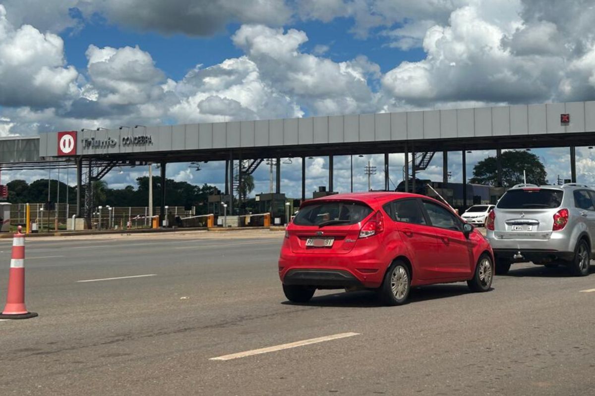 foto da praça de pedágio de goianápolis, da triunfo concebra