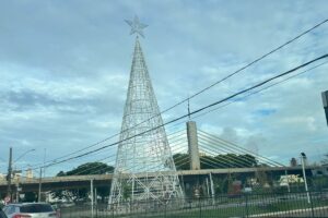 foto da decoração de natal em Anápolis