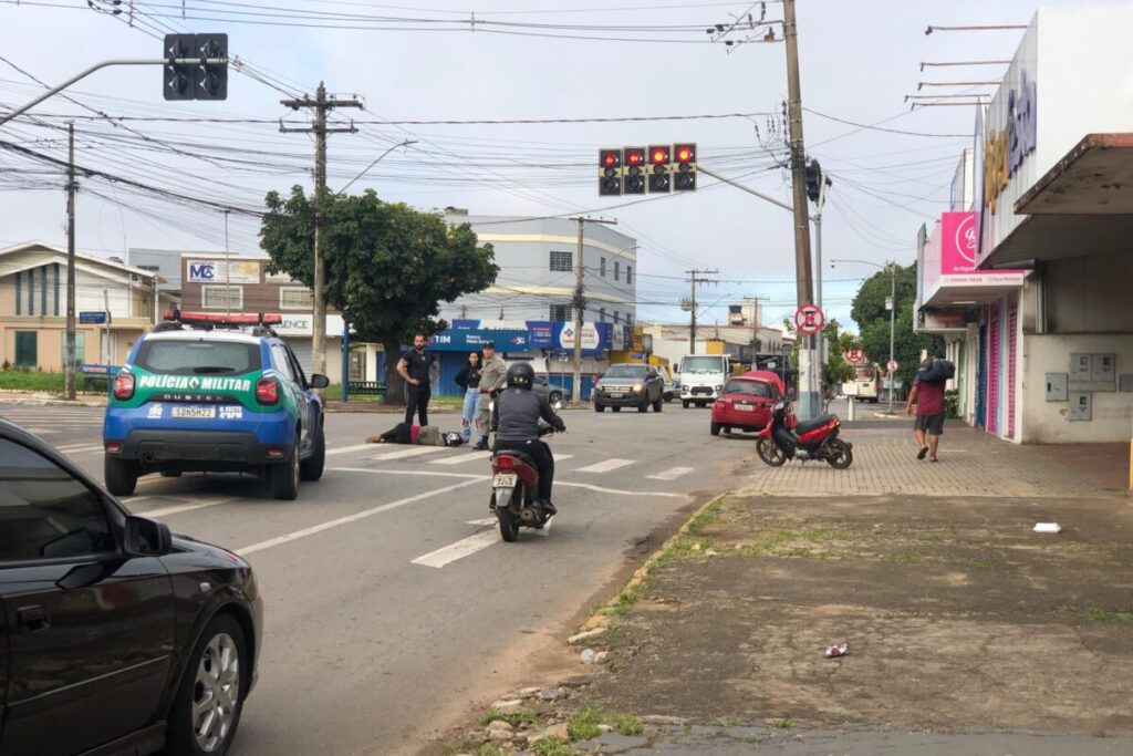 foto de acidente na avenida mato grosso, em Anápolis