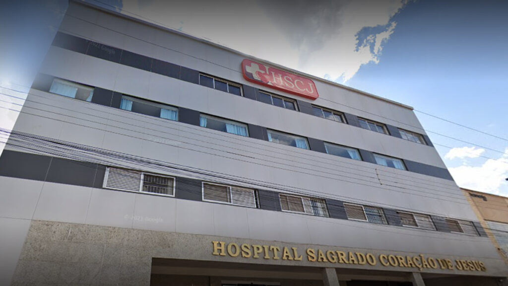 Sede do Hospital Sagrado Coração de Jesus, em Nerópolis (Foto: Google Street View)