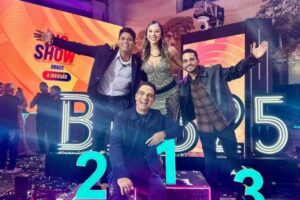 foto do pódio do BBB 25
