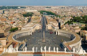 foto da praça são pedro no vaticano