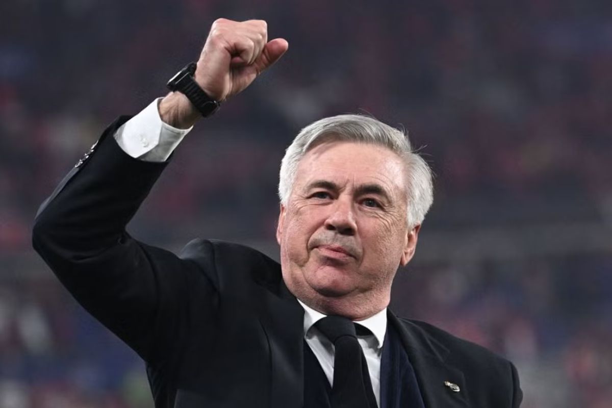 foto de carlo ancelotti, anunciado como treinador da Seleção Brasileira