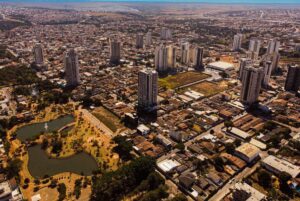 foto da cidade de anápolis vista por cima