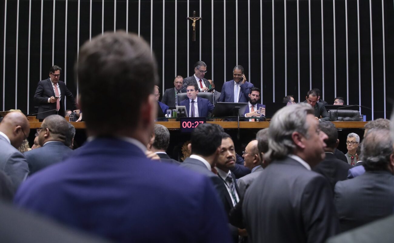 foto do plenário da Câmara dos Deputados