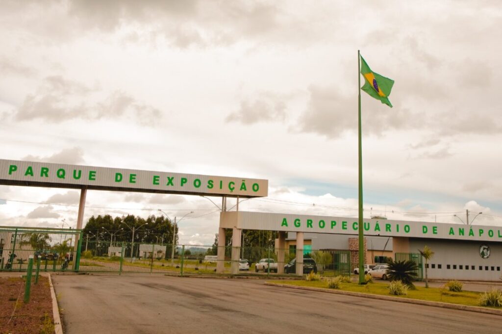 foto do parque de exposição agropecuária de anápolis