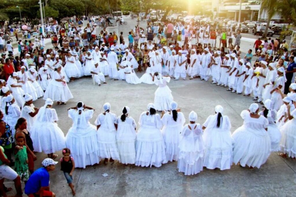 foto de cerimônia do candomblé