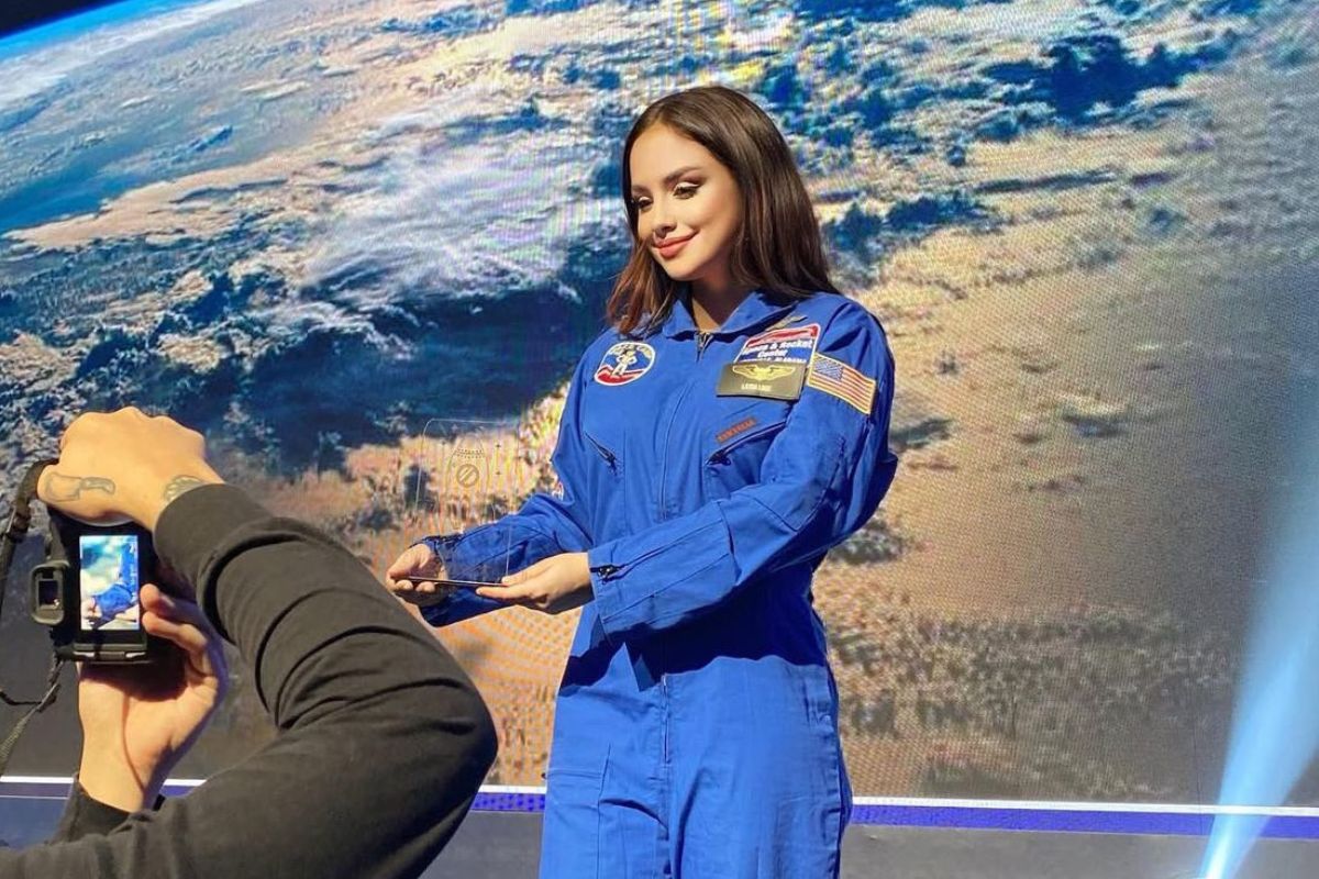 foto da 'astronauta brasileira' laysa peixoto