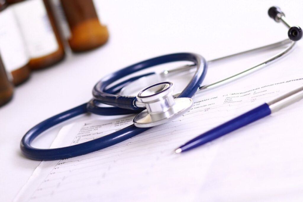 foto de estetoscópio para representar a medicina